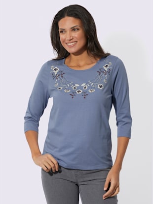 T-shirt à manches 3/4 imprimé floral (Image 2)
