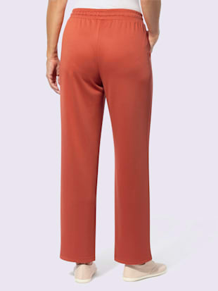 Pantalon en jersey accents satin brillants