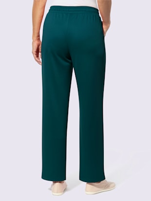 Pantalon en jersey accents satin brillants