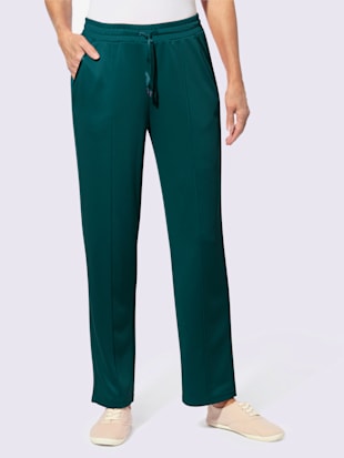 Pantalon en jersey accents satin brillants