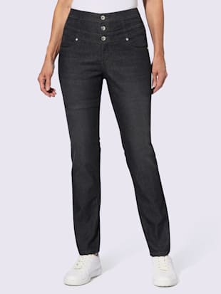 Jean double empiècement