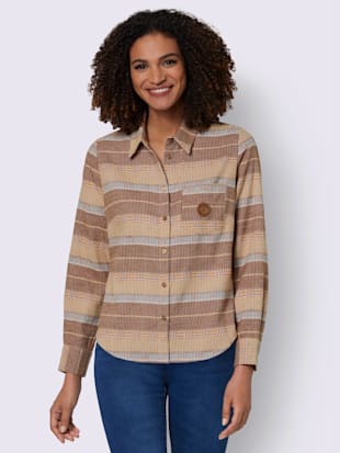 Chemisier en flanelle pur coton