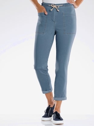 Jean 7/8 revers des jambes fixe