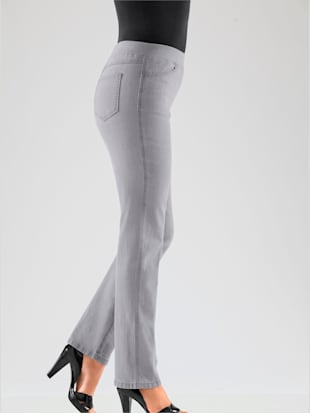 Pantalon droit classique avec ceinture élastique