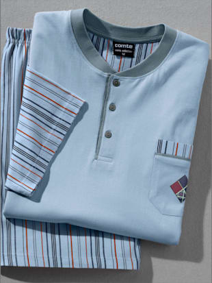 Pyjama court jersey fin