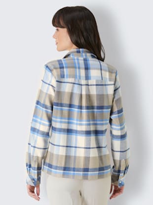Chemisier laine et flanelle laine