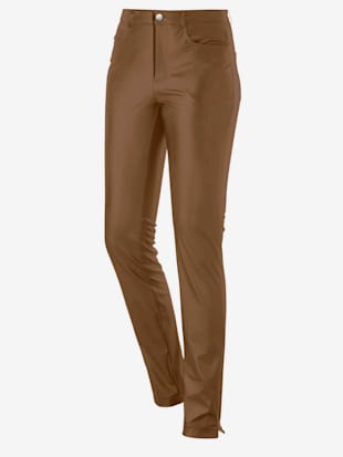 Pantalon femme effet cuir