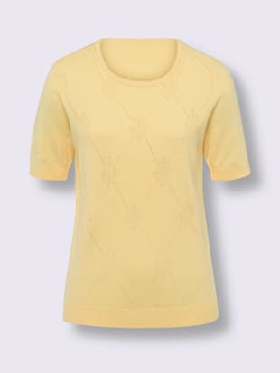 Pull ajouré motif ajouré transparent discret (Image 4)
