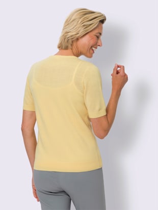 Pull ajouré motif ajouré transparent discret (Image 3)