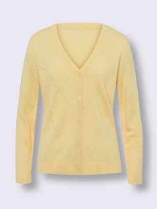 Veste en tricot ajouré motif ajouré transparent discret (Image 4)