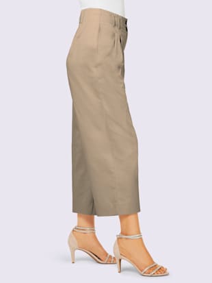 Jupe-culotte boutons fantaisie dorés