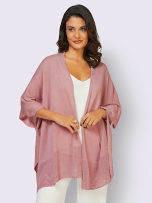 Cape en tricot mélange coton et lyocell de qualité
