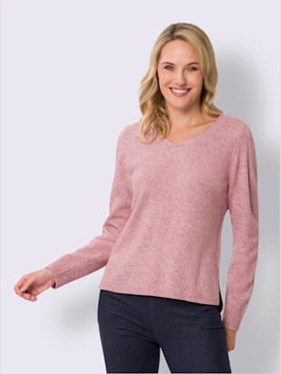Pull à manches longues coupe plus longue au dos