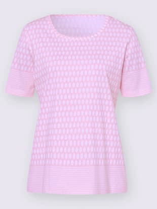 T-shirt à encolure ronde motif minimaliste tendance