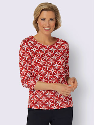 T-shirt à manches 3/4 pur coton