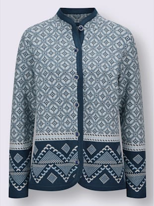 Veste en tricot jacquard tricot jacquard de qualité