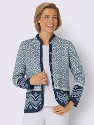 Veste en tricot jacquard tricot jacquard de qualité