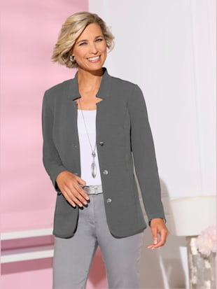 Blazer en jersey qualité jacquard structurée (Image 1)