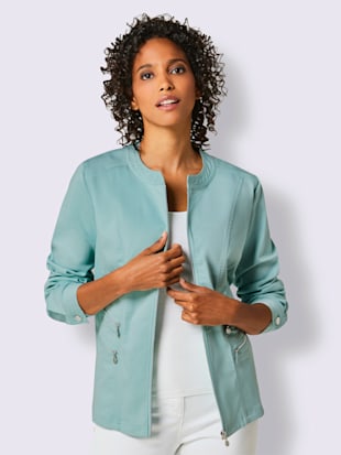 Veste en jean mélange coton et lyocell de qualité (Image 2)