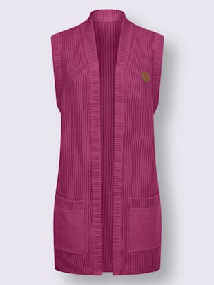 Gilet en tricot pur coton