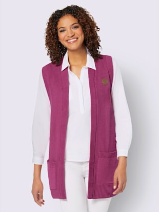 Gilet en tricot pur coton