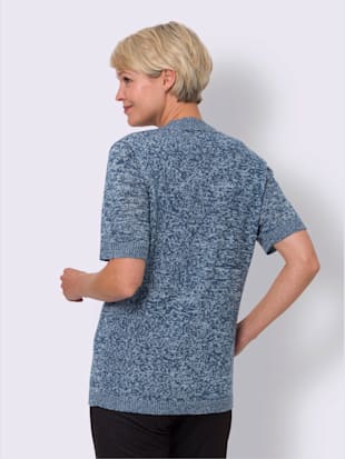 Veste en tricot ajouré motif ajouré léger