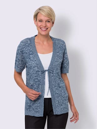 Veste en tricot ajouré motif ajouré léger