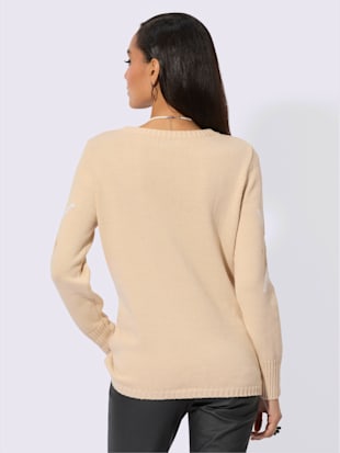 Pull encolure ronde mélange de lyocell et de viscose de qualité (Image 3)