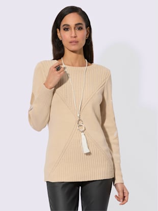 Pull encolure ronde mélange de lyocell et de viscose de qualité (Image 2)