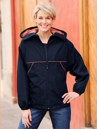 Veste passepoils contrastés tendance (Image 1)