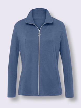 Veste sweat bel aspect chiné (Image 3)