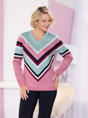 Pull jacquard doux comme du cachemire