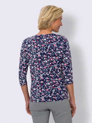 T-shirt à manches 3/4 joli motif floral (Image 3)