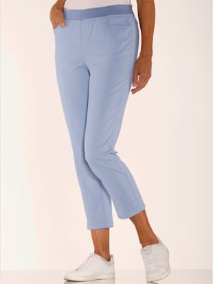 Pantalon 7/8 ceinture élastique côtelée