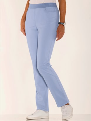 Pantalon ceinture élastique côtelée