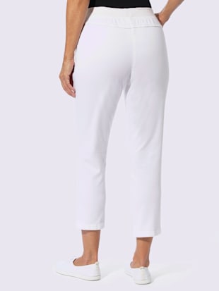 Pantalon 7/8 ceinture élastique côtelée