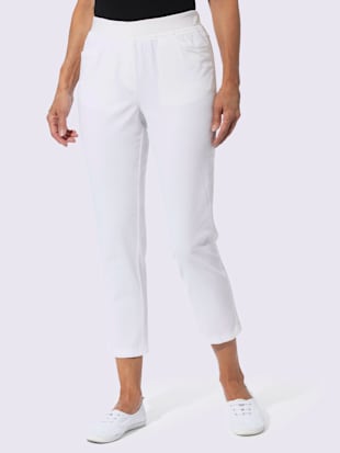 Pantalon 7/8 ceinture élastique côtelée