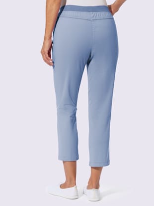 Pantalon 7/8 ceinture élastique côtelée