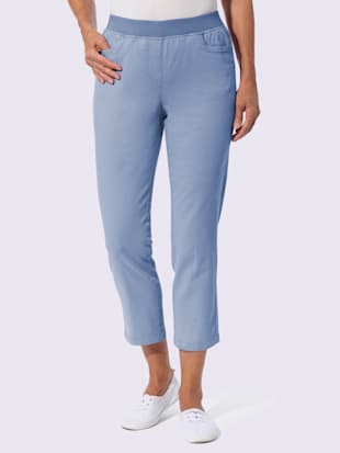 Pantalon 7/8 ceinture élastique côtelée