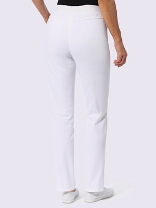 Pantalon ceinture élastique côtelée