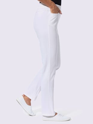 Pantalon ceinture élastique côtelée