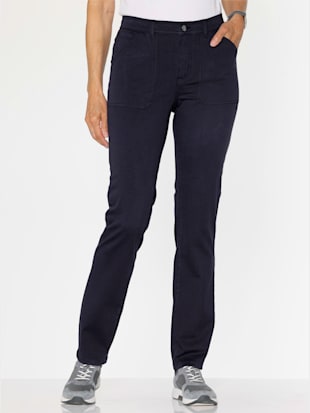 Pantalon extensible ceinture élastique latérale