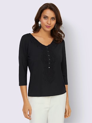 T-shirt en dentelle viscose