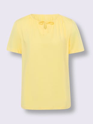 T-shirt fronce légère à l'encolure (Image 3)