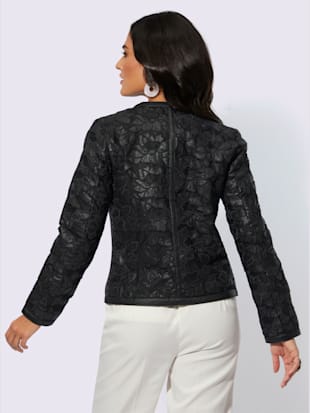 Blazer en cuir pur cuir d'agneau nappa