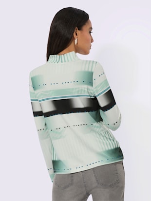 T-shirt à col montant viscose (ecovero) (Image 3)