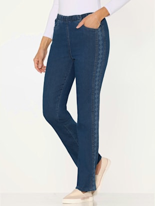 Jean ceinture élastique confortable
