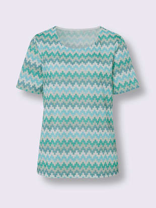T-shirt à manches courtes imprimé aux coloris harmonieux (Image 3)
