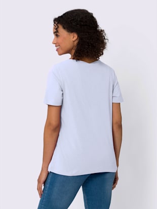 T-shirt en coton avec imprimé ancre