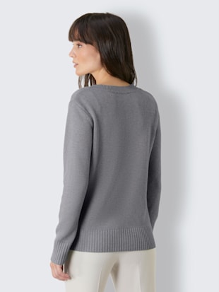 Pull en mérinos et cachemire qualité tricot exclusive